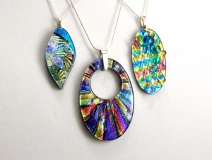 Dichroic Fused Glass Jewelry
