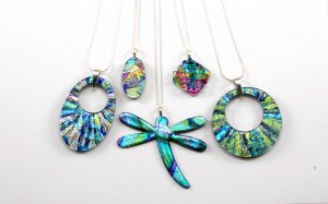 Dichroic Fused Glass Jewelry
