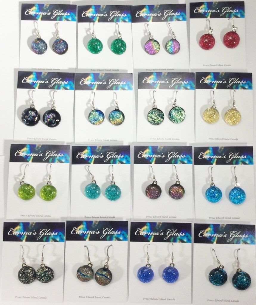 Round Dangle Earrings