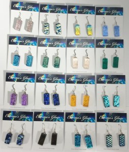 Rectangle Dangle Earrings